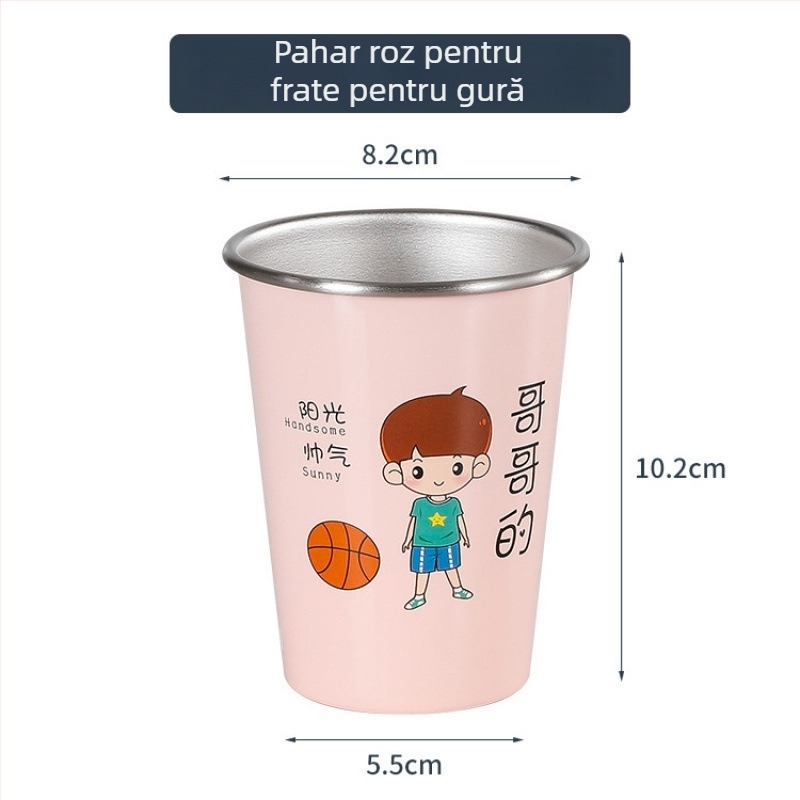 Ceaşa pentru periute de dinți, montată pe perete, pentru familie, material: floare de mătase