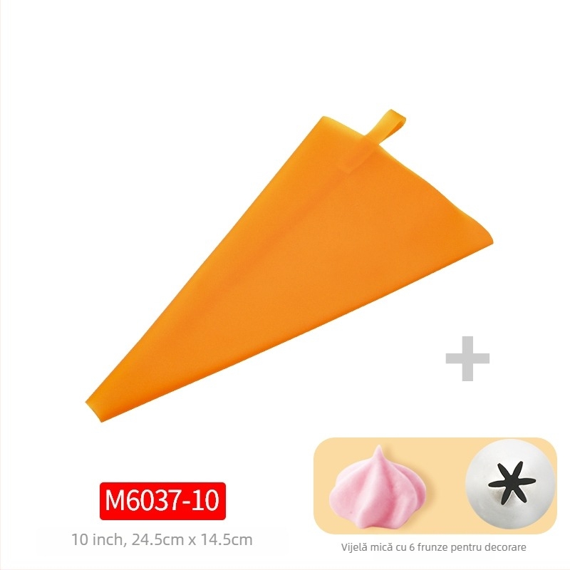 Poșetă de decor TPU - Reutilizabilă, Vârf din silicon alimentar pentru decorare