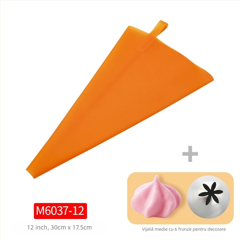 Poșetă de decor TPU - Reutilizabilă, Vârf din silicon alimentar pentru decorare