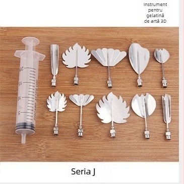 Duză de decorare pentru patiserie – oțel inoxidabil, formă neregulată, unealtă de decorare