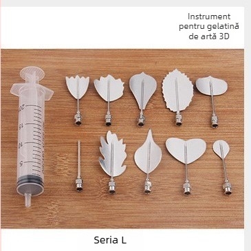 Duză de decorare pentru patiserie – oțel inoxidabil, formă neregulată, unealtă de decorare