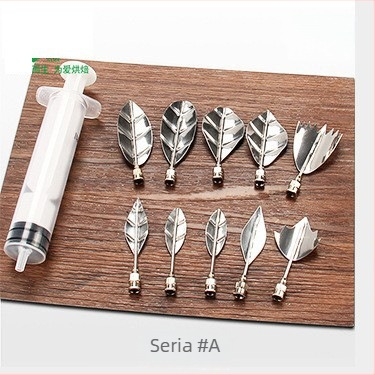 Duză de decorare pentru patiserie – oțel inoxidabil, formă neregulată, unealtă de decorare