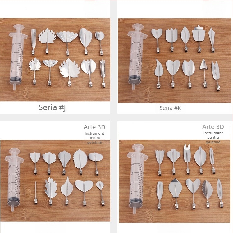 Duză de decorare pentru patiserie – oțel inoxidabil, formă neregulată, unealtă de decorare