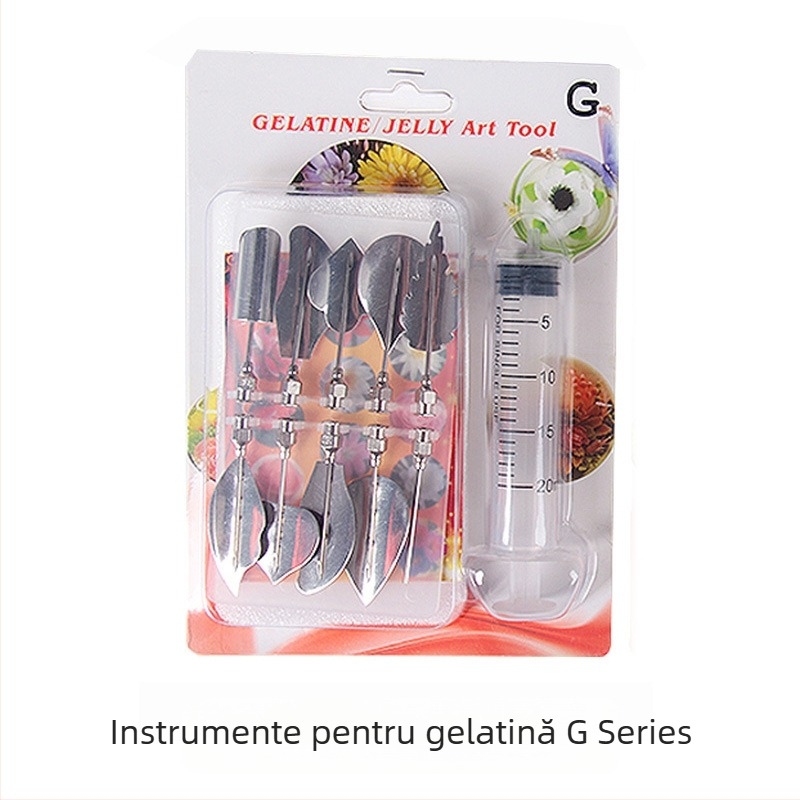 Duză de decorare pentru patiserie – oțel inoxidabil, formă neregulată, unealtă de decorare