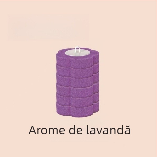 Set de perie de toaletă de unică folosință, montat pe perete, lavabil, capete antibacteriene (24/48/72) și arome: lămâie, lavandă, ocean