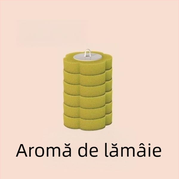 Set de perie de toaletă de unică folosință, montat pe perete, lavabil, capete antibacteriene (24/48/72) și arome: lămâie, lavandă, ocean