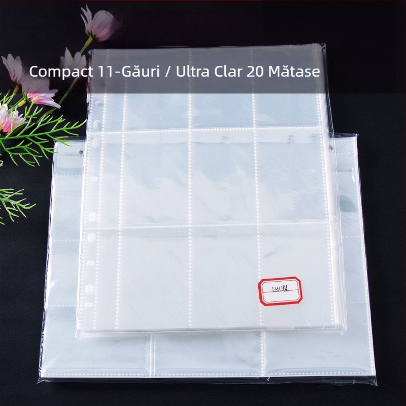 Pagină de albume pentru carduri K-pop, 11 găuri, compactă și durabilă