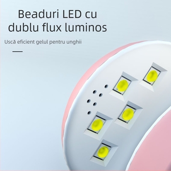 Lampă USB pentru unghii Sunmini SAMVI – lampă mini UV pentru manichiură, reîncărcabilă, 100 g