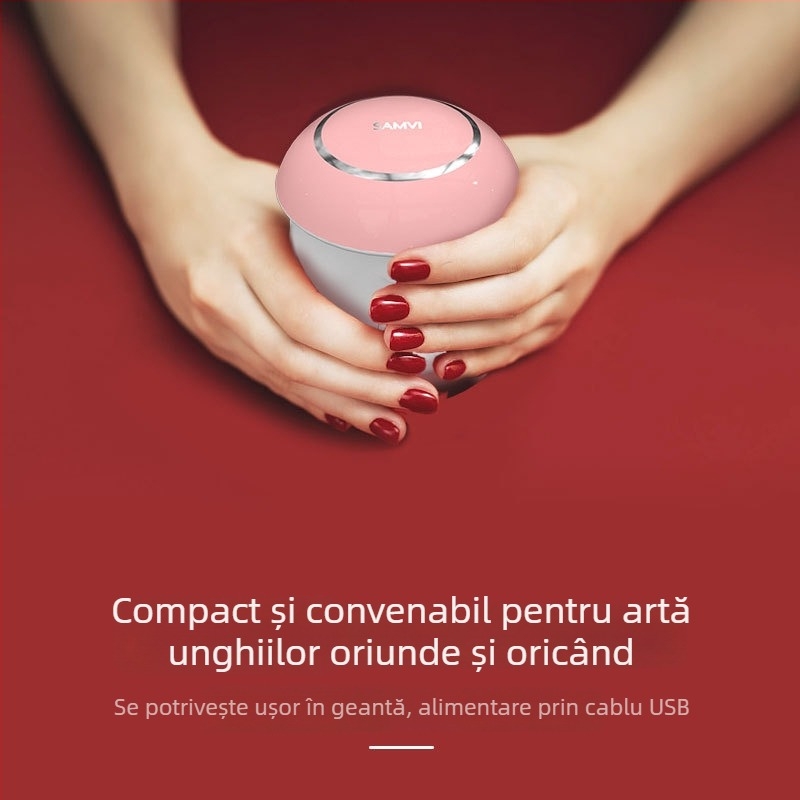 Lampă USB pentru unghii Sunmini SAMVI – lampă mini UV pentru manichiură, reîncărcabilă, 100 g