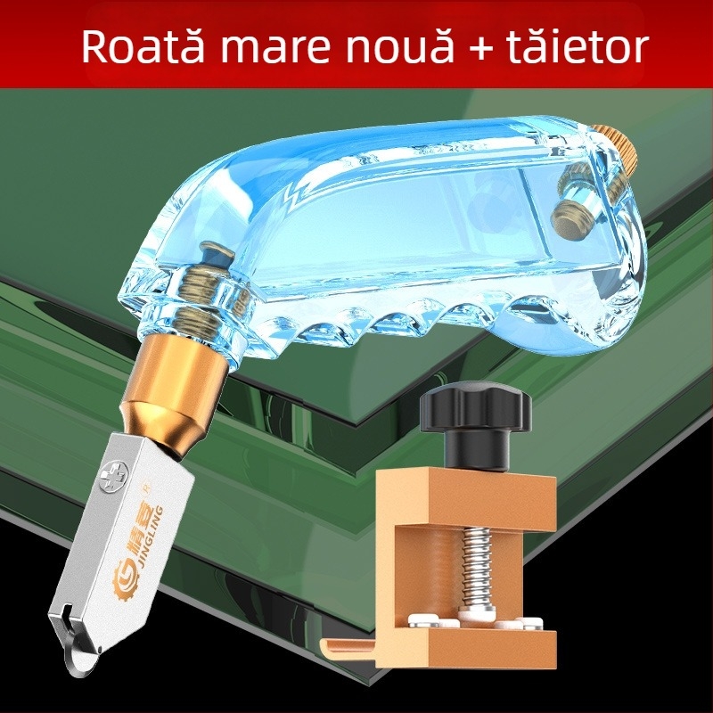 Cuțit pentru tăierea sticlei Jingling — Model Ordinary Glass Knife, Domeniu de utilizare: Universal, Grosime de tăiere: Universal