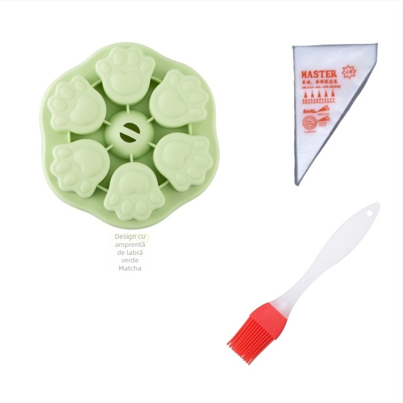 Formă din silicon pentru hrănire bebeluș la abur și coacere – formă de tort, design desen animat, formă neregulată, utilizare în familie