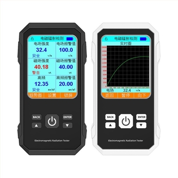 ZN-VTER2 detector de radiații electromagnetice pentru aparate de uz casnic și birou; câmp electric 1–1999 V/m, câmp magnetic 0.01–19.99 μT; măsoare cuptoare cu microunde, telefoane mobile, calculatoare; precizie 0.1.