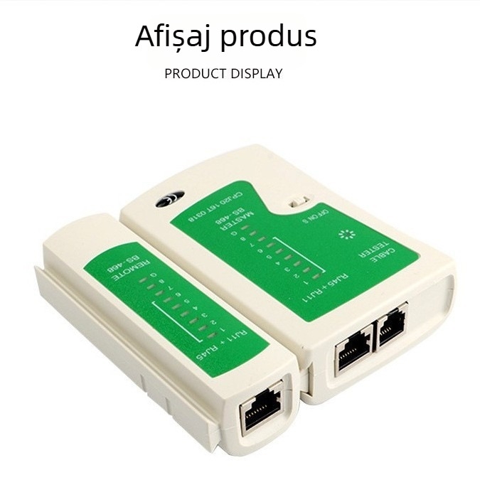 Instrument de testare a rețelei Waldnews NS486AT-1 pentru testarea conexiunilor cablului de rețea și a liniei telefonice; lansat în 2023; garanție 1 an; OEM disponibil