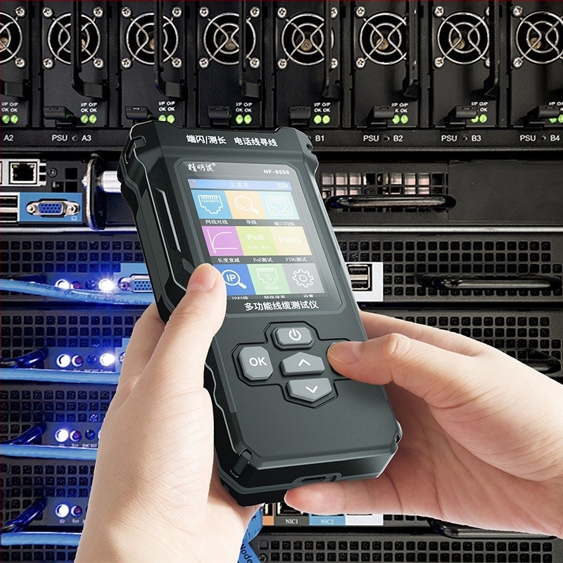 NF-8506 Instrument de testare a rețelei cu identificare și potrivire a liniilor; greutate 0.38 kg; garanție 1 an.