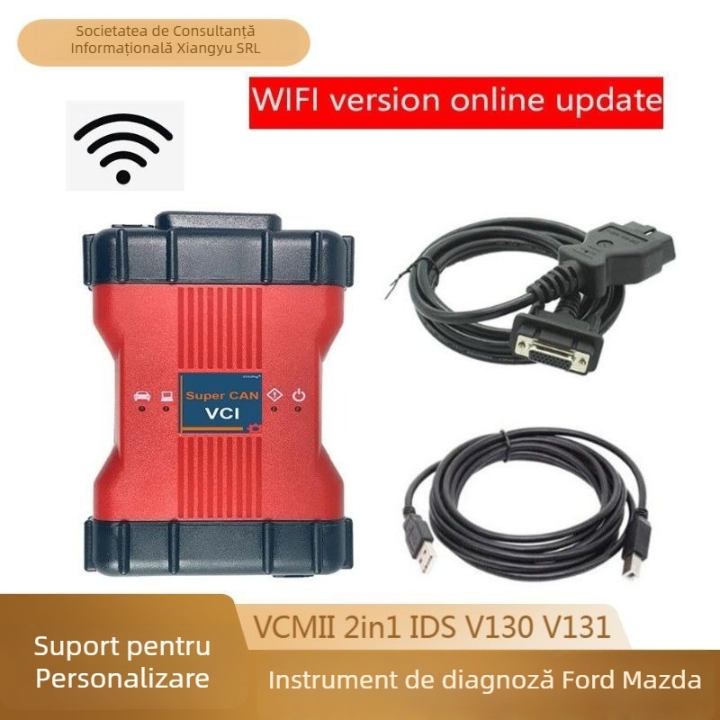 Instrument IDS 2-în-1 pentru Ford și Mazda – model VCM2, detector de defecțiuni ale motorului, alimentare 12V, temperatură de funcționare 0–50°C