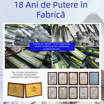 Detector de metal MD-3003B1 de la JTAJM, detector portabil de securitate cu alarmă acustico-optică și vibrație, raza de detecție ≥6 cm