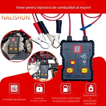 Tester injectoare combustibil auto EM620 — material ABS, 162 g