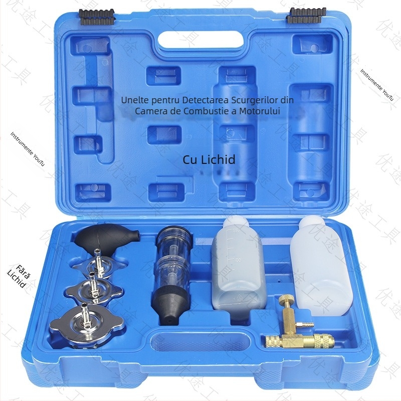 Kit de testare pentru scurgeri de gaz - Set de unelte din oțel carbon, marca utool, pentru reparații auto în magazine 4S