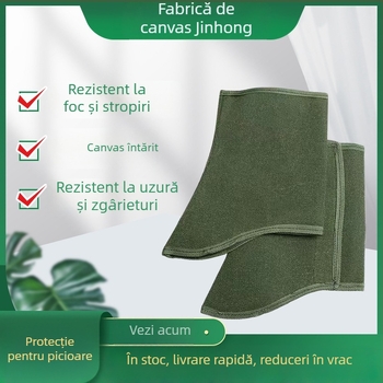 Acoperire pentru picior din pânză pentru sudori – Protecție la impact, Izolație, Rezistență la foc