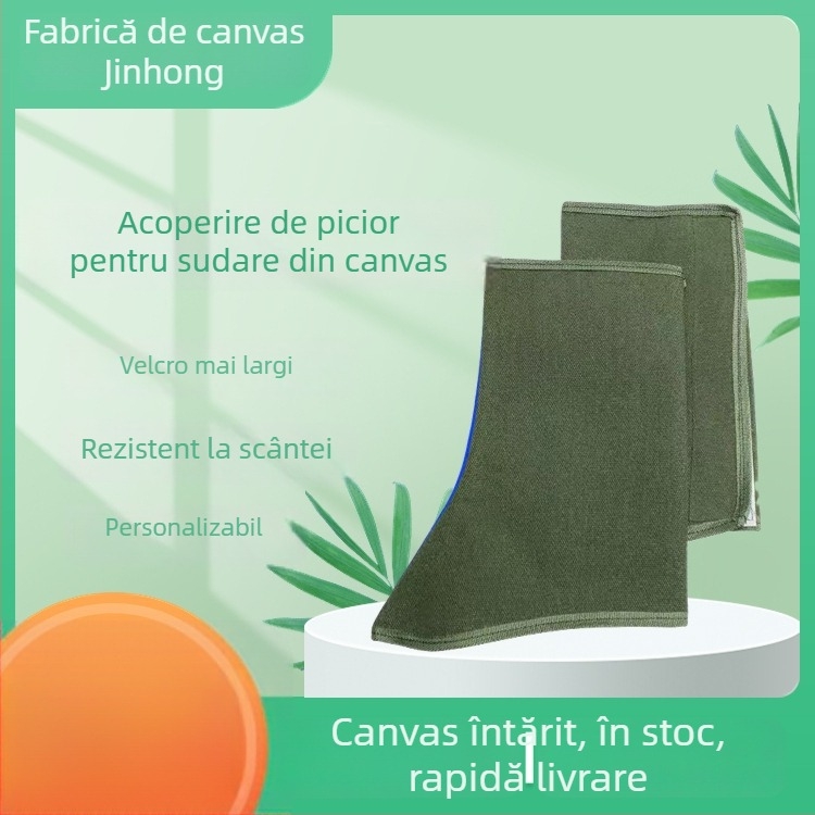 Acoperire pentru picior din pânză pentru sudori – Protecție la impact, Izolație, Rezistență la foc