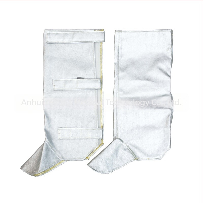 Protecție pentru picior cu izolație termică, design în trei etape, rezistență la foc și la arsuri, rezistentă la temperaturi înalte, țesătură din folie de aluminiu compozită