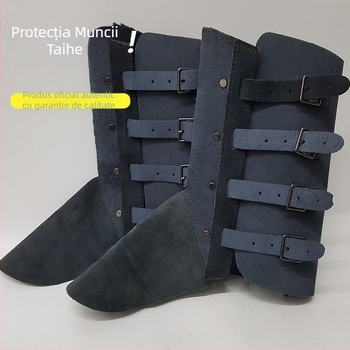 Protecție pentru picior de sudură – piele – Main Force Ares – protecție la pericole electrice