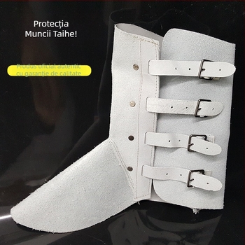 Protecție pentru picior de sudură – piele – Main Force Ares – protecție la pericole electrice