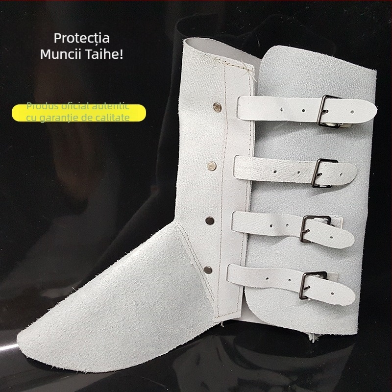 Protecție pentru picior de sudură – piele – Main Force Ares – protecție la pericole electrice