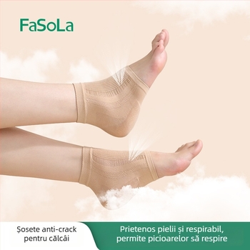 FaSoLa Șosete de protecție pentru călcâie, Nylon, All-Season
