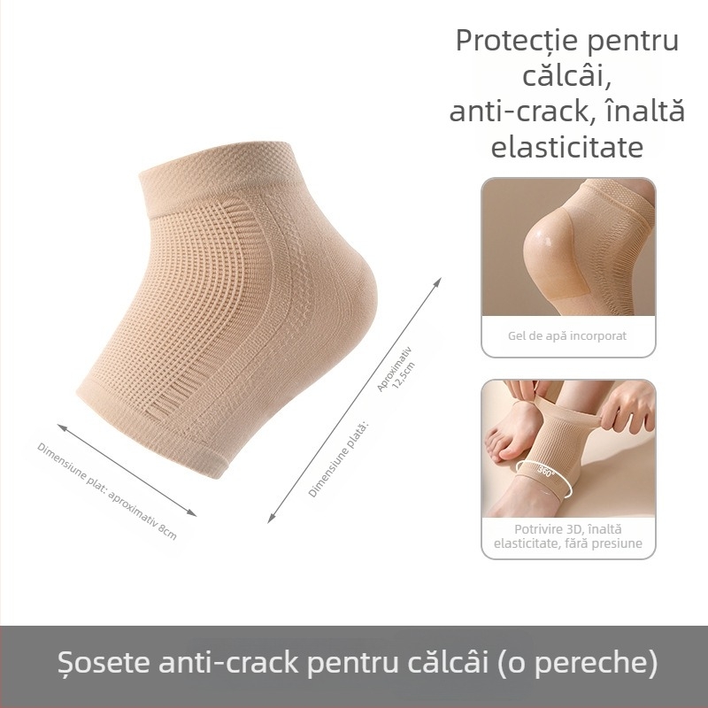 FaSoLa Șosete de protecție pentru călcâie, Nylon, All-Season
