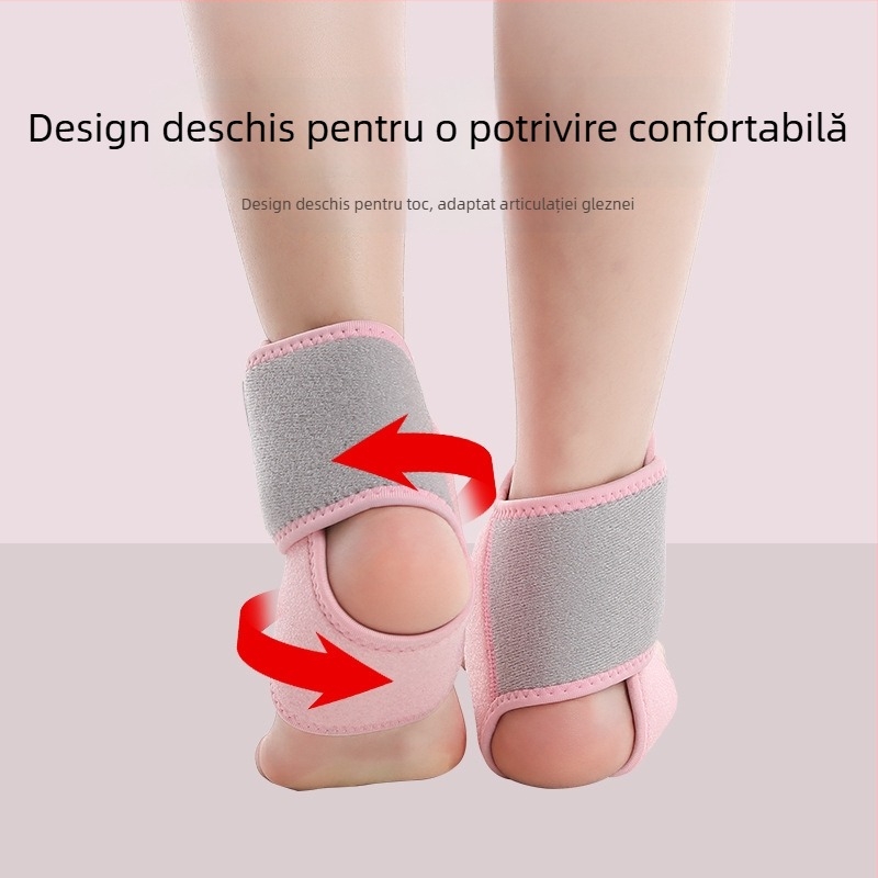 Protecție gleznă pentru copii — nailon, perforat respirabil, elastice reglabil, pentru badminton