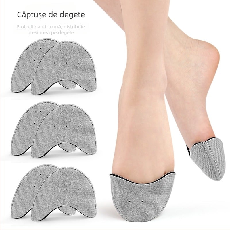 Paduri pentru degetele de la balet – moi, foarte elastice, respirabile prin găuri; Modelul 001 – Acoperire degetelor; Materiale: poliester, SBR