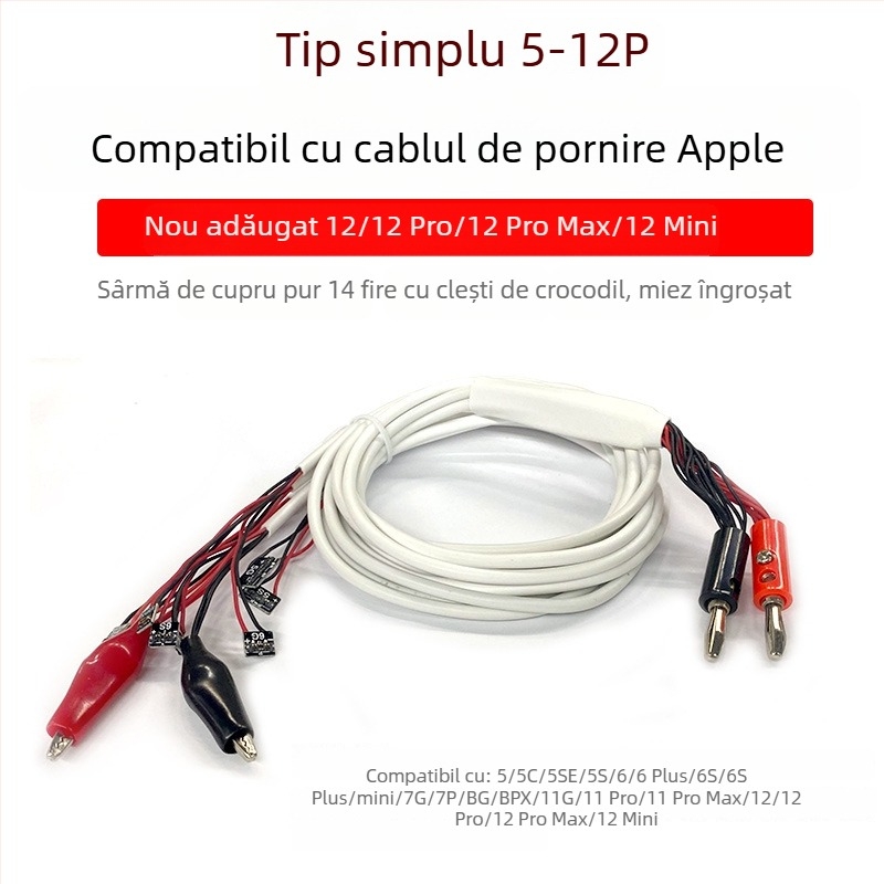Versiune îmbunătățită linie de alimentare și activare a plăcii de încărcare Apple – pentru reparații și testări ale telefoanelor mobile