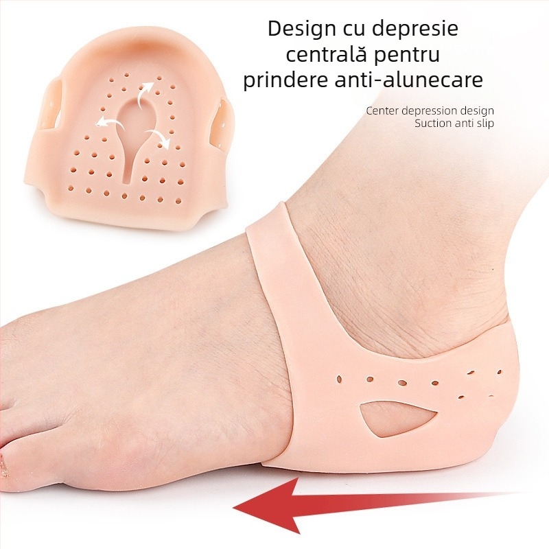 Acoperire pentru călcâi cu găuri, moale amortizant, călcâi îngroșat, stil zilnic (Material: Seb; Formă: acoperire pentru călcâi; Model: acoperire pentru călcâi; Stil: zilnic; Sezon: toate sezoanele)
