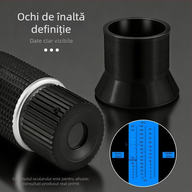 Tester 3 în 1 pentru salinitate, alcool și zahăr; testare vin și bere; detector de gravitate specifică a urinei