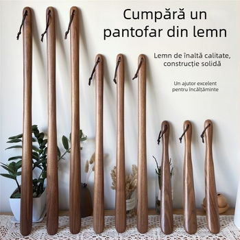 Cioc pantofi magnetic cu mâner lung, model shoe horn, cod XAGK6ENY, stil zilnic, utilizare pe toate sezoanele