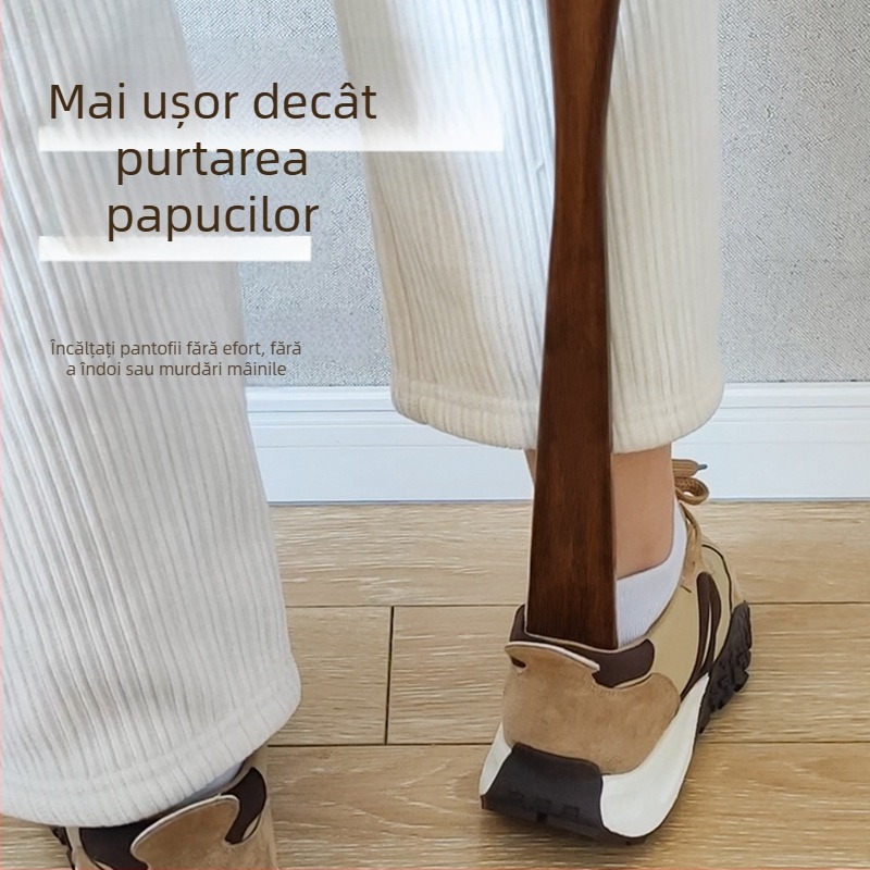 Cioc pantofi magnetic cu mâner lung, model shoe horn, cod XAGK6ENY, stil zilnic, utilizare pe toate sezoanele