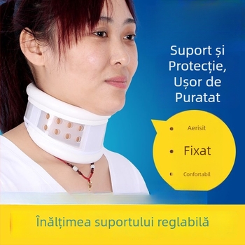 Dispozitiv de tracțiune cervicală, Guler cervical pentru adulți și copii, Utilizare casnică, Suport cervical fixator (Adulți & Copii; Guler cervical; Utilizare casnică; Tracțiune cervicală; Suport cervical)