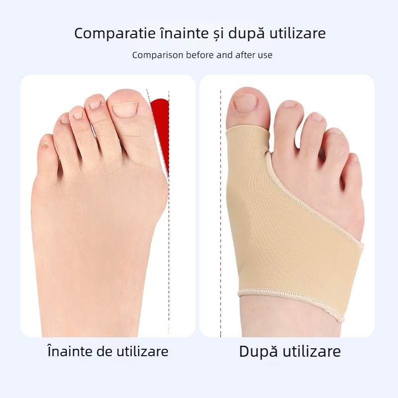 Feet Wake Up Protecție Hallux Valgus, Protecție pentru degetul mare și oasele piciorului, protector pentru picior pentru utilizare zilnică