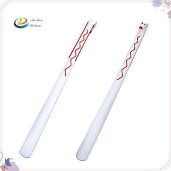 Shoehorn plastic cu mâner lung pentru uz casnic, ABS, grosime 2.0 mm, logo imprimat, personalizabil