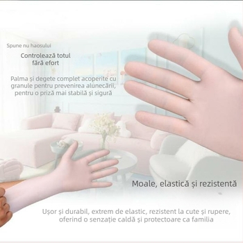 Mănuși de unică folosință Ammex, 10 cutii pe carton, pentru producție industrială, laboratoare, curățenie și protecție personală.