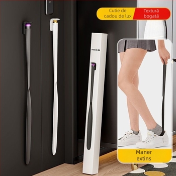 Shoehorn magnetic cu mâner lung - model sad45 - potrivit pentru toate sezoanele - pentru femei însărcinate și persoane în vârstă