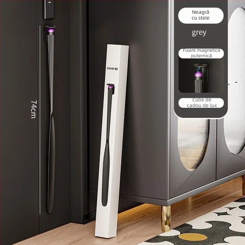 Shoehorn magnetic cu mâner lung - model sad45 - potrivit pentru toate sezoanele - pentru femei însărcinate și persoane în vârstă