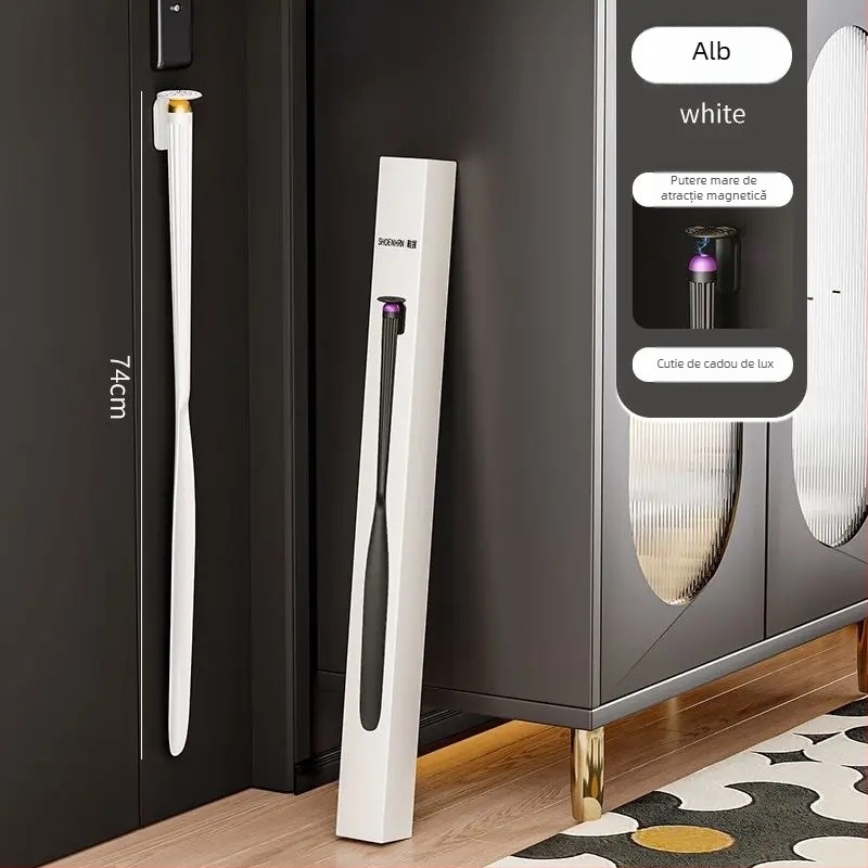 Shoehorn magnetic cu mâner lung - model sad45 - potrivit pentru toate sezoanele - pentru femei însărcinate și persoane în vârstă