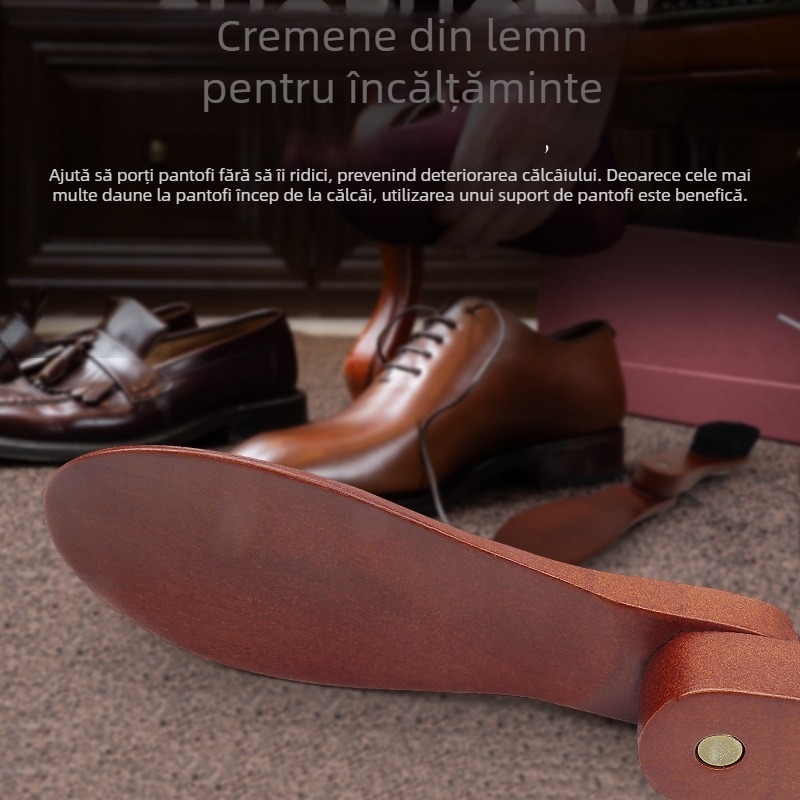 Perie multifuncțională pentru paltoane de iarnă din lână, cu dublă față, îndepărtare praf și păr, mâner din lemn, Yingte, lansată în 2024