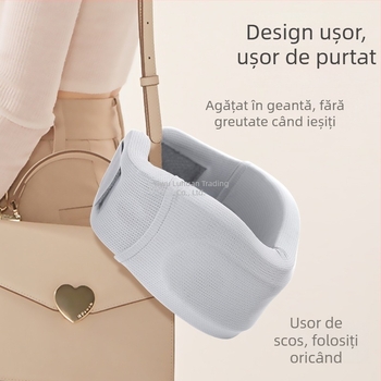 Guler cervical din spumă, încălzire electrică, logo personalizabil, potrivit pentru masaj de sănătate