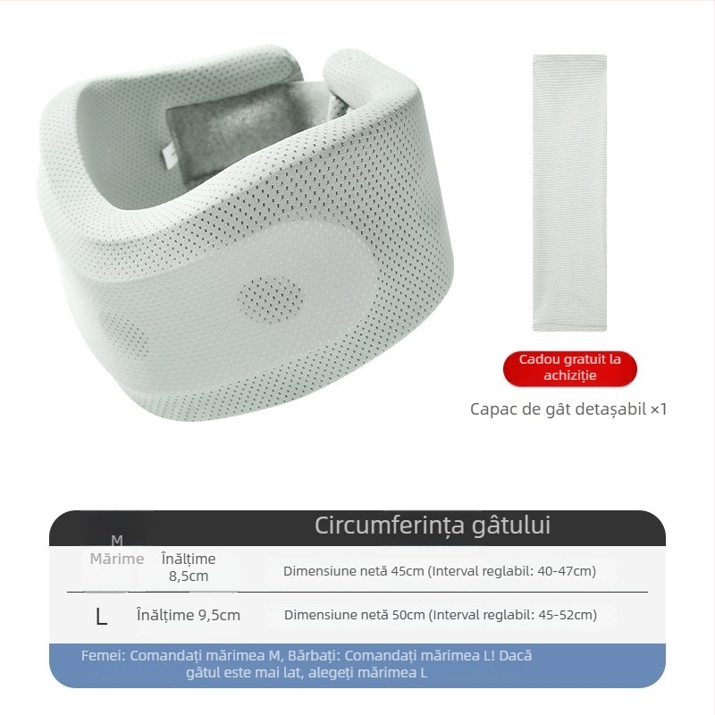 Guler cervical din spumă, încălzire electrică, logo personalizabil, potrivit pentru masaj de sănătate