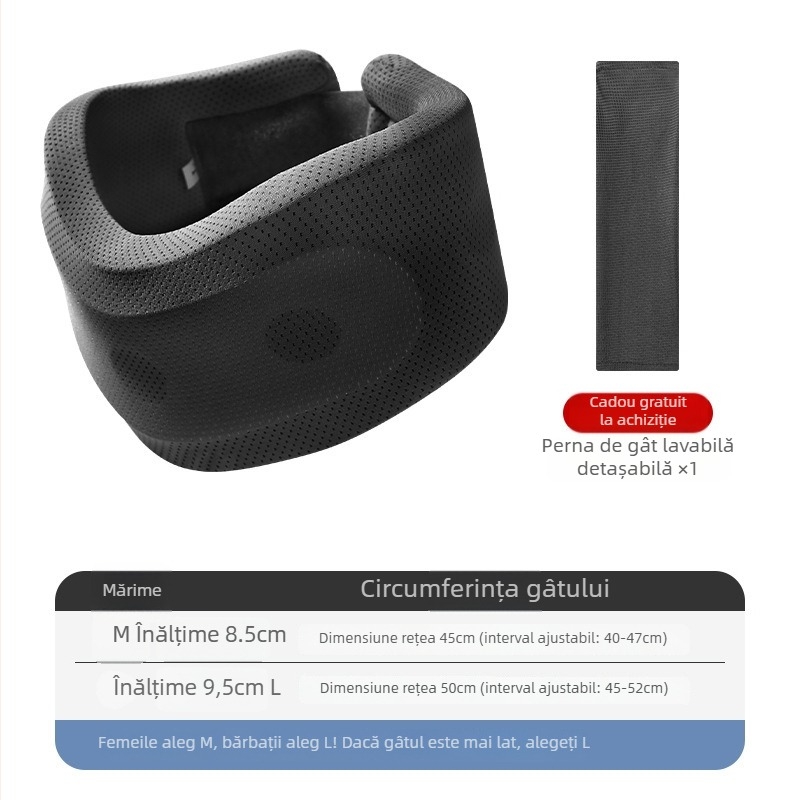 Guler cervical din spumă, încălzire electrică, logo personalizabil, potrivit pentru masaj de sănătate