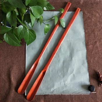 Shoehorn din lemn de mahon, brand Yongkai Wood Art – stil chinezesc