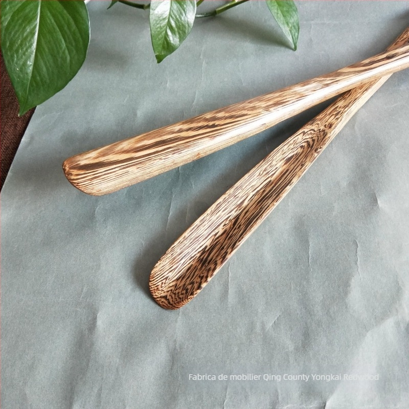 Shoehorn din lemn de mahon, brand Yongkai Wood Art – stil chinezesc